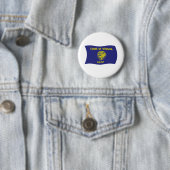 Oregon Vlag Knop Ronde Button 5,7 Cm (In situ)