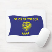 Oregon Vlag Muismat (Met muis)