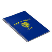 Oregon-vlag Notitieboek (Rechterzijde)