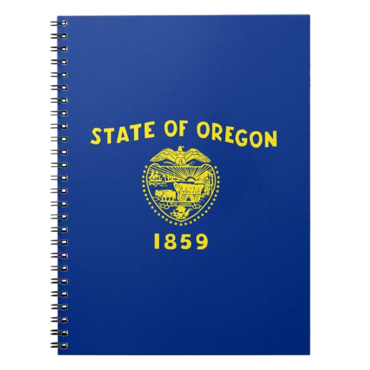 Oregon-vlag Notitieboek (Voorkant)