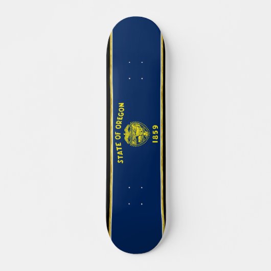 Oregon vlag persoonlijk skateboard (Voorkant)