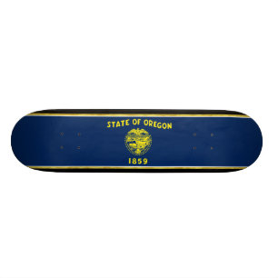Oregon vlag persoonlijk skateboard