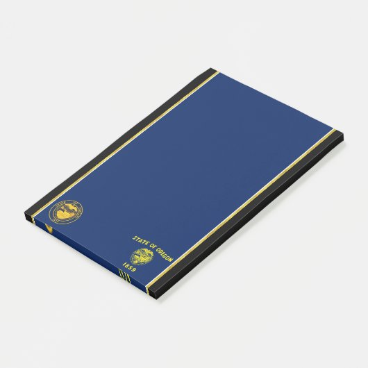 Oregon vlag post-it® notes (Schuin)
