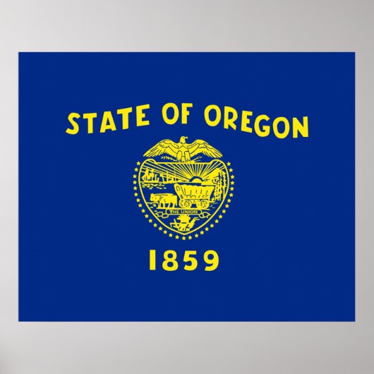 Oregon-vlag Poster (Voorkant)