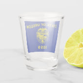 Oregon vlag  shot glas (Achterkant)