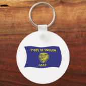 Oregon Vlag Sleutelhanger (Voorkant)