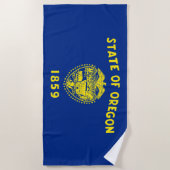 Oregon-vlag Strandlaken (Voorkant)