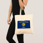 Oregon-vlag Tote Bag (Voorkant (product))