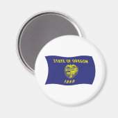 Oregon Vlagmagneet Magneet (Voorkant / Achterkant)