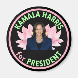 Oregon voor Harris Circle Magnet