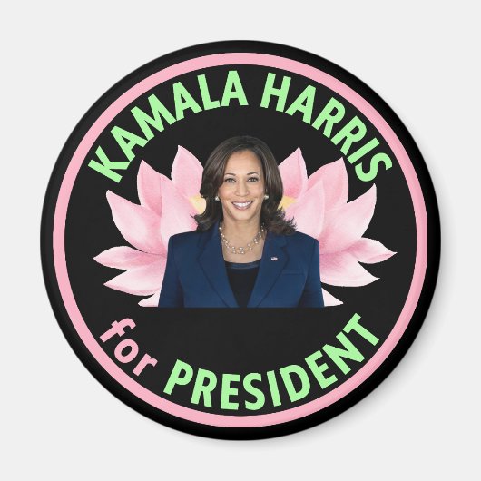 Oregon voor Harris Circle Magnet (Voorkant)