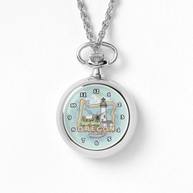 Oregon Vuurtoren horloge (Voorkant)