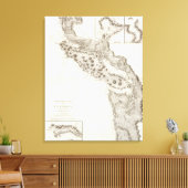 Oregon Washington British Columbia Canvas Afdruk (Insitu (Woonkamer))