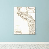 Oregon Washington British Columbia Canvas Afdruk (Insitu (Houten vloer))