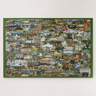 Oregon & Washington Collage Jigsaw Puzzle Legpuzzel