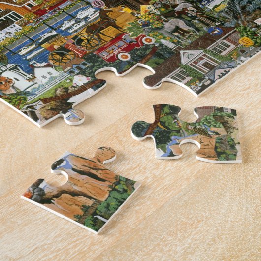 Oregon & Washington Collage Legpuzzel (Zijkant)