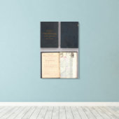 Oregon, Washington, Idaho, Montana Canvas Afdruk (Insitu (Houten vloer))