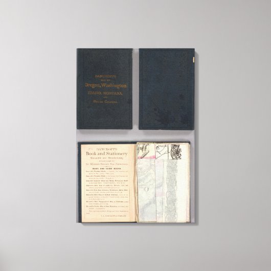 Oregon, Washington, Idaho, Montana Canvas Afdruk (Voorkant)