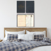 Oregon, Washington, Idaho, Montana Canvas Afdruk (Insitu (Slaapkamer))