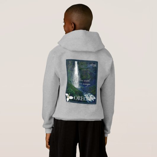 Oregon Waterfall Poster (Achterkant volledig)