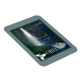 Oregon Waterfall Poster Magneet (Rechterzijde)
