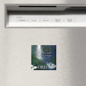 Oregon Waterfall Poster Magneet (Insitu (Vaatwasser))