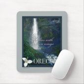 Oregon Waterfall Poster Muismat (Met muis)