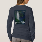 Oregon Waterfall Poster T-shirt (Achterkant)