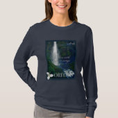 Oregon Waterfall Poster T-shirt (Voorkant)