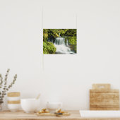 Oregon, Waterval in Willamette National Poster (Keuken)