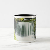 Oregon, Waterval in Willamette National Tweekleurige Koffiemok (Center)