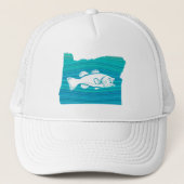 Oregon Wave Gevist Trucker Pet (Voorkant)