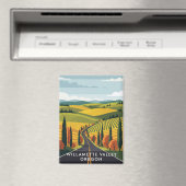 Oregon Willamette Valley Reizen Magneet (Insitu (Vaatwasser))