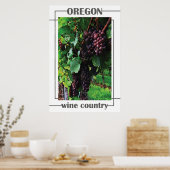 Oregon Wine Land Poster (Keuken)