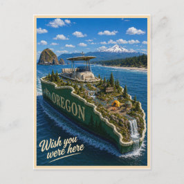 Oregon | Wish You Were Here | State Serie Briefkaart