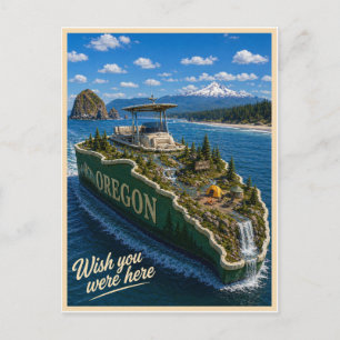 Oregon   Wish You Were Here   State Serie Briefkaart