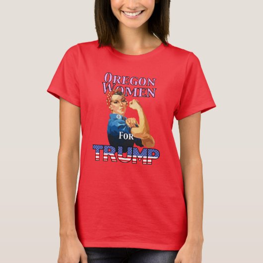 Oregon Women for Trump T-Shirt (Voorkant)