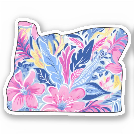 Oregon - Zomerse Sticker - Lilly Inspired (Voorkant)