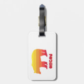 Oregonbeer Bagagelabel (Achterkant verticaal)