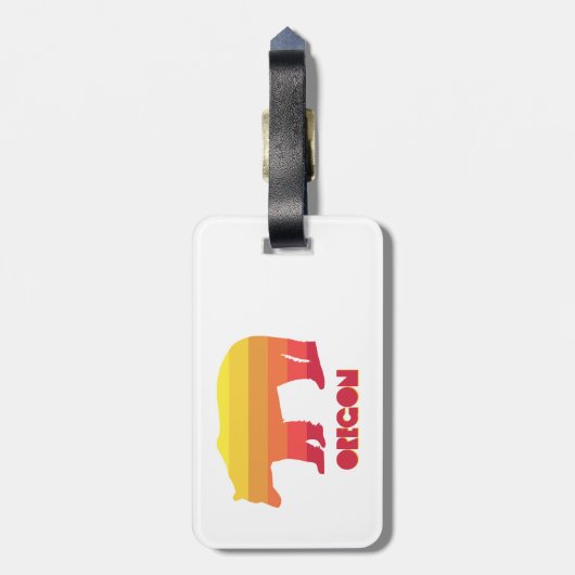 Oregonbeer Bagagelabel (Achterkant verticaal)