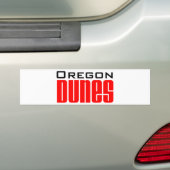 oregonduinen bumpersticker (Op auto)