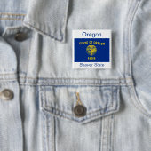 Oregonian Flag Button (In situ)