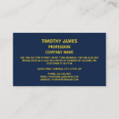 Oregonian Seal, Seal of Oregon Visitekaartje (Achterkant)