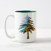  oregonkusten tweekleurige koffiemok (Links)