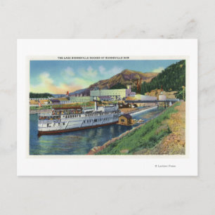 OregonLake Bonneville Steamer Gedokt aan de Briefkaart