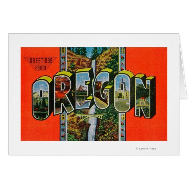 OregonLarge Letter-scènes (Voorkant Horizontaal)