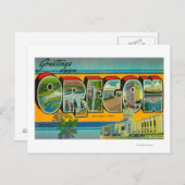 OregonLarge Letter Scenes 3 Briefkaart (Voorkant / Achterkant)