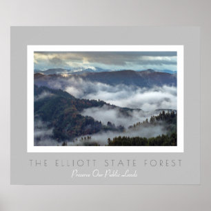 Oregon's Elliott State Forest - Protect Public Lan Poster