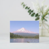 Oregon's mooie Trilliummeer Briefkaart (Staand voorkant)