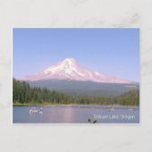 Oregon's mooie Trilliummeer Briefkaart (Voorkant)